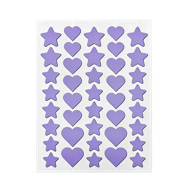 Tompok Jerawat Bintang Comel untuk Penyembuhan